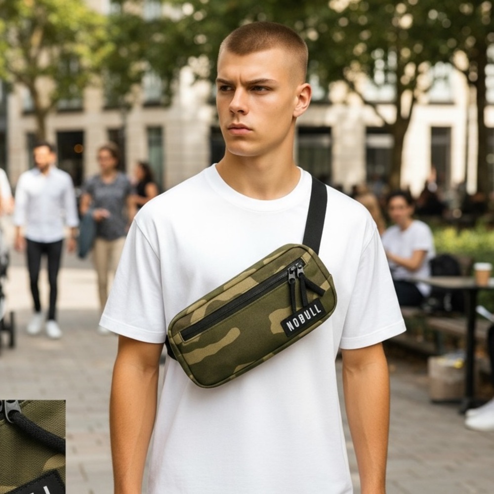 NOBULL Camo Wax Canvas Belt/Crossbody Bag